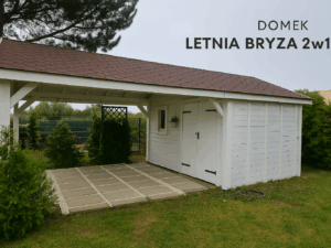 Domek ogrodowy "Letnia Bryza 2w1"