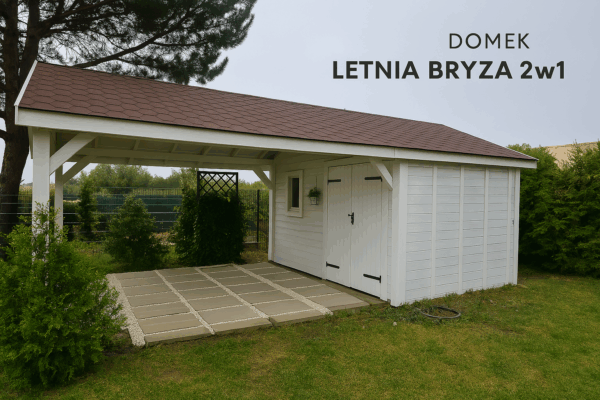 Domek ogrodowy "Letnia Bryza 2w1"