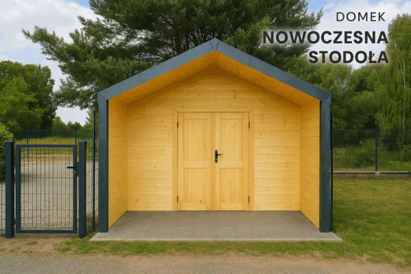 Domek ogrodowy "Nowoczesna Stodoła"