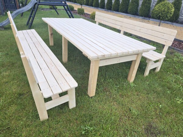 Meble Biesiadne — solidne, naturalne i stworzone do wspólnego ucztowania pod chmurką 🌿🍽️ Czas na sielską atmosferę i rustykalny urok! - obrazek 5